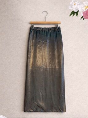 Metallic Midi Skirt H&M (M)